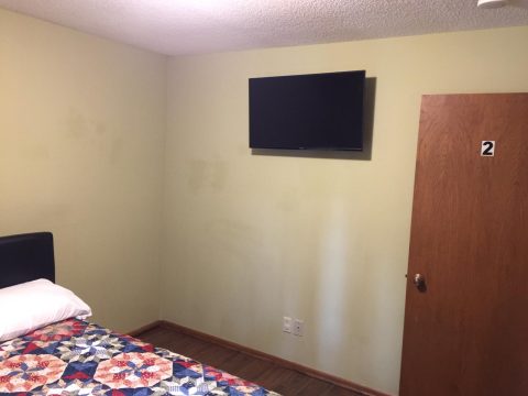 Room 2 - All rooms have TV
